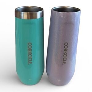 Corkcicle Stemless Champagne Flutes Set of 2 Insulated